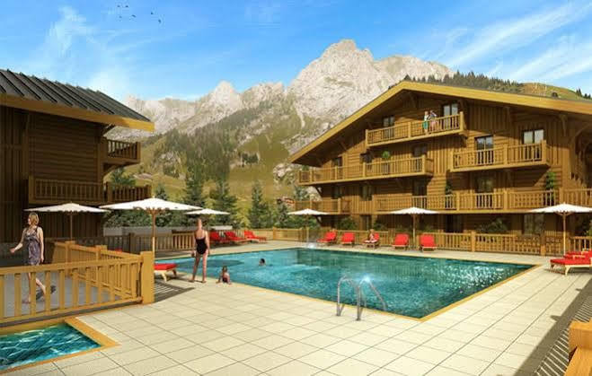 Hotel Prestige Odalys Le Chamois La Clusaz Exterior photo